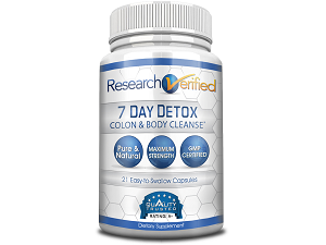bottle of Research Verified 7 Day Detox
