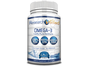 bottle of Research Verified Omega 3