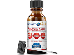 bottle of Research Verified Ringworm Killer