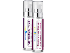 bottle of research verified stretch mark repair