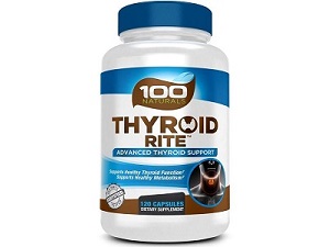 100 Naturals Thyroid Rite for Thyroid