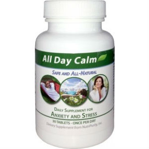 bottle of all day calm