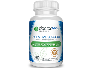 bottle of Doctor MK's IBS Relief Supplement