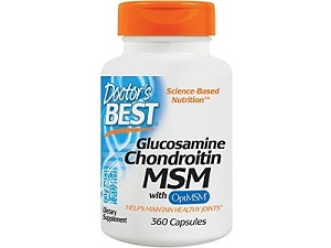 bottle of Doctor's Best Glucosamine Chondroitin MSM