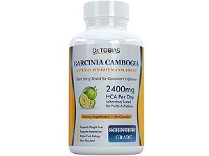 bottle of Dr Tobias Garcinia Cambogia