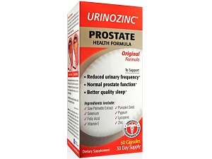 bottle of DSE Healthcare Solutions Urinozinc Pro-Flo