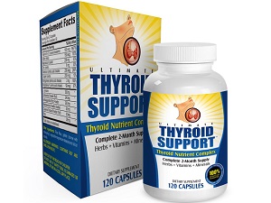 bottle of Elevate Recovery Ultimate Thyroid Support