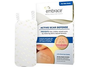 bottle of Embrace Active Scar Defense