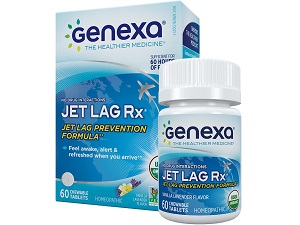 bottle of Genexa Jet Lag Rx