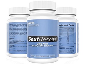 bottle of Gout Resolve