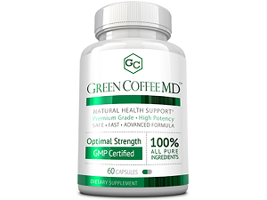 bottle of Green Coffee MD