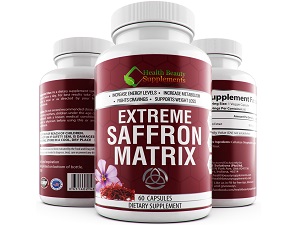 bottle of HB & S Solutions Extreme Saffron Matrix