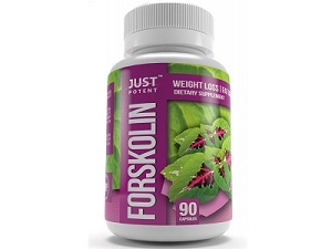 bottle of Just Potent Forskolin