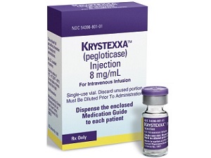 bottle of KRYSTEXXA