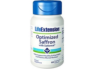 bottle of LifeExtension Optimized Saffron with Satieareal