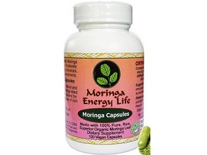 bottle of Moringa Energy Life