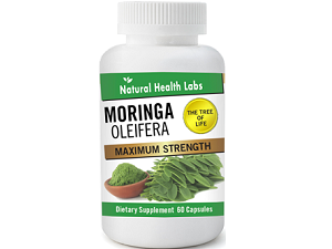 bottle of Natural Health Labs Moringa