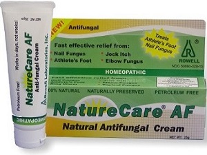 bottle of Naturecare AF Antifungal Cream