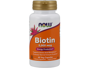 bottle of Now Biotin