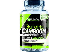 bottle of NutraKey Garcinia Cambogia