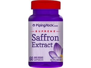 bottle of Piping Rock Saffron Extract