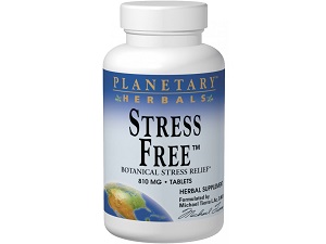 bottle of Planetary Herbals Stress Free