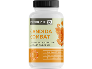 bottle of Probiome RX Candida Combat