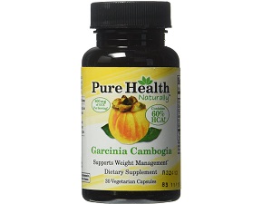 bottle of Pure Health Garcinia Cambogia