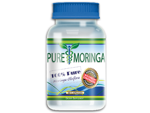 bottle of pure moringa