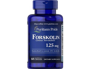 bottle of Puritan's Pride Forskolin