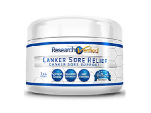 bottle of Research Verified Canker Sore Relief