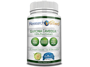 bottle of Research Verified Garcinia Cambogia