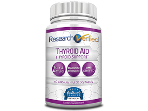 bottle of Research Verified Thyroid Aid