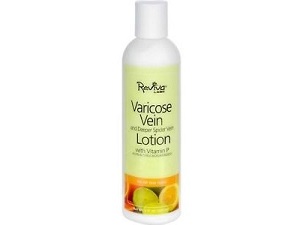 bottle of Reviva Labs Varicose Spider Vein Lotion