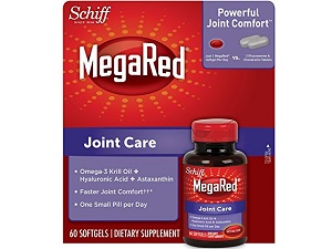 bottle of Schiff MegaRed Joint Care