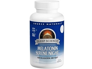 bottle of Sleep Science Melatonin Serene Night