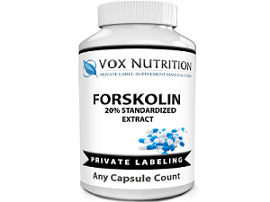 bottle of Vox Nutrition Forskolin