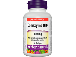 bottle of Webber Naturals Coenzyme Q10