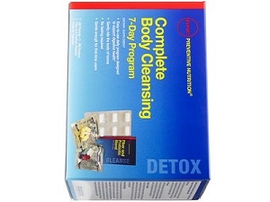 box of GNC Preventive Nutrition Complete Body Cleansing Program