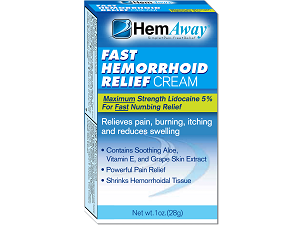 HemAway Lidocaine 5% Fast Hemorrhoid Relief Cream - Review