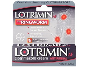 box of Lotrimin AF Ringworm Cream