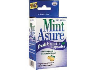 box of Rainbow Light MintAsure Fresh Breath Capsules