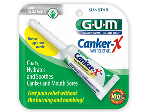 box of Sunstar GUM Canker-X Gel