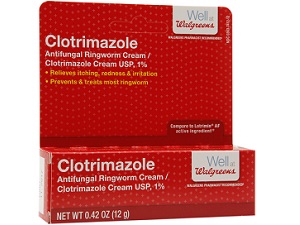 box of Walgreens Clotrimazole