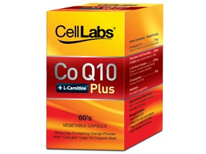 CellLabs CoQ10 + L-Carnitine Plus for Health & Well-Being