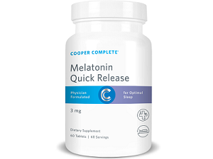 Cooper Complete Quick Release Melatonin for Jet Lag