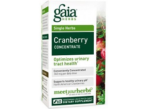 Gaia Herbs Cranberry Concentrate for Urinary Tract Infection