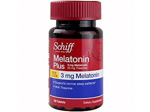 Schiff Vitamins Melatonin Plus for Jet Lag